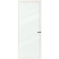 Cando Binnendeur Elegant Original 2d01 - Zuiver Wit - Gegrond - Opdek - Links - 73x201,5cm
