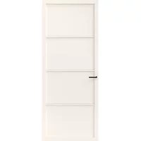 Cando Binnendeur Elegant Original 2a03 - Zuiver Wit - Gegrond - Opdek - Rechts - 83x211,5cm