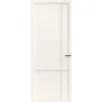 Cando Binnendeur Elegant Original 2a04 - Zuiver Wit - Gegrond - Opdek - Rechts - 93x211,5cm