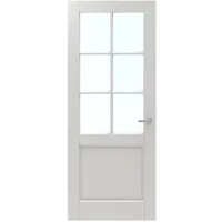 Cando Binnendeur Panel Classic 2b01 - Wit - Gegrond - Stomp - 83x201,5cm