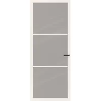 Cando Binnendeur Elegant Original 2e02 - Zuiver Wit - Gegrond - Opdek - Links - 88x201,5cm