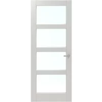 Cando Binnendeur Panel Classic 2b04 - Wit - Gegrond - Stomp - 78x201,5cm