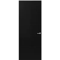 Cando Binnendeur Cover Plus Da06 - Carbon Black - Gelakt - Stomp - Links - 73x201,5cm