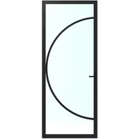 Cando Binnendeur Schuifdeur Elegant Flow Ac03 - Grafietzwart - Gelakt - Stomp - 88x211,5cm