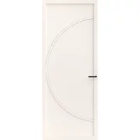 Cando Binnendeur Elegant Flow 2a03 - Wit - Gegrond - Opdek - Rechts - 88x231,5cm