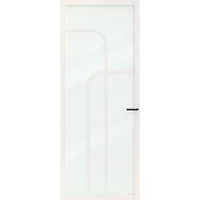 Cando Binnendeur Elegant Flow 2d05 - Wit - Gegrond - Stomp - 88x211,5cm