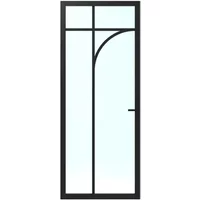 Cando Binnendeur Schuifdeur Elegant Flow Ac01 - Grafietzwart - Gelakt - Stomp - 83x211,5cm