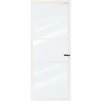 Cando Binnendeur Elegant Flow Bc04 - Zuiver Wit - Gelakt - Opdek - Links - 93x211,5cm