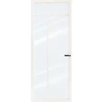 Cando Binnendeur Elegant Flow Bc01 - Zuiver Wit - Gelakt - Stomp - Rechts - 93x231,5cm