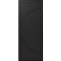 Cando Binnendeur Elegant Flow 1a03 - Zwart - Gegrond - Stomp - 83x211,5cm
