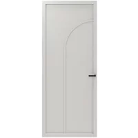Cando Binnendeur Elegant Flow 2a02 - Wit - Gegrond - Opdek - Links - 83x201,5cm