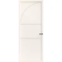 Cando Binnendeur Elegant Flow 2a04 - Wit - Gegrond - Opdek - Rechts - 83x211,5cm