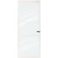 Cando Binnendeur Elegant Flow 2c04 - Wit - Gegrond - Opdek - Rechts - 83x201,5cm