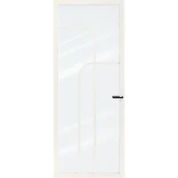 Cando Binnendeur Elegant Flow 2c05 - Wit - Gegrond - Opdek - Links - 88x211,5cm