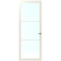 Cando Binnendeur Schuifdeur Cover Glass Bc01 - Crystal White - Gelakt - Stomp - 93x211,5cm