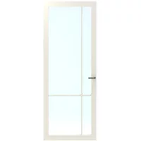 Cando Binnendeur Cover Glass Bc04 - Crystal White - Gelakt - Opdek - Rechts - 93x231,5cm