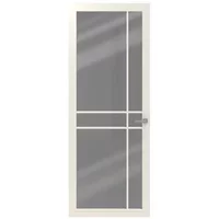 Cando Binnendeur Cover Glass Be05 - Crystal White - Gelakt - Stomp - Links - 88x211,5cm