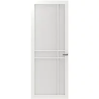 Cando Binnendeur Cover Glass Ed05 - Chalk White - Gelakt - Stomp - Rechts - 83x211,5cm