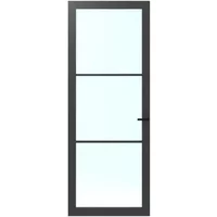 Cando Binnendeur Cover Glass Fc01 - Iron Grey - Gelakt - Opdek - Rechts - 83x201,5cm