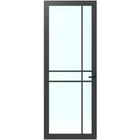 Cando Binnendeur Schuifdeur Cover Glass Fc05 - Iron Grey - Gelakt - Stomp - 93x211,5cm