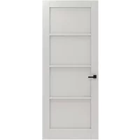 Cando Binnendeur Paneel Modern 2a02 - Wit - Gegrond - Opdek - Rechts - 58x231,5cm