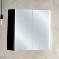 Spiegelkast Nova - Met Verlichting - Met Soft-close - 80x75x17cm