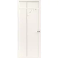 Cando Binnendeur Elegant Flow 2a01 - Wit - Gegrond - Opdek - Rechts - 93x231,5cm