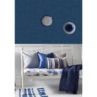 Vliesbehang Antibes An28212 - Donkerblauw - Diepblauw - 10,05 M X 53 Cm
