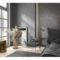 Vliesbehang City Romance 35146 - Antraciet - Koper - Metallic - 10,05 M X 53 Cm