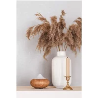 Vliesbehang City Romance 35115 - Helder Wit - Parelmoer - Zilveren Glans - 10,05m X 53cm