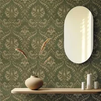 Vliesbehang Classic & Elegant 23607 - Pistachegroen - Goud - 10,05 M X 53 Cm