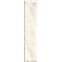 Wandtegel Monpelli - Wit - Geglazuurd Keramiek - 6,5x29,8 Cm - 0,93 M²