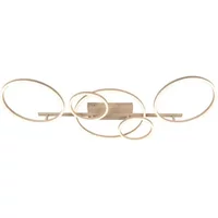 Lucide Design Plafondlamp Nicola - Taupe - Instelbaar Wit - 37w