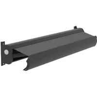 Optima Knikarmscherm Ts - Antraciet - Doek D131 - Elektrisch - Uv-bestendig - Met Afstandsbediening - 400x250cm
