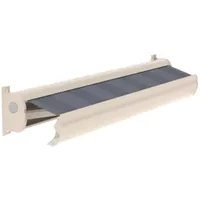 Optima Knikarmscherm Ts - Crème - Doek D390 - Elektrisch - Uv-bestendig - Met Afstandsbediening - 500x250cm