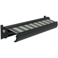 Optima Knikarmscherm Ts - Aluminium - Ral7016 Groen Doek D517 - Handbediend - 500x28x16.6cm