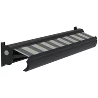 Optima Knikarmscherm Ts - Antraciet - Doek D519 - Elektrisch - Uv-bestendig - 400x300cm