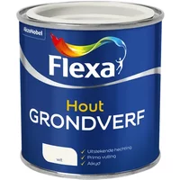 Flexa Grondverf - Binnen En Buitenhout - Wit - 250ml