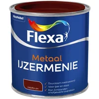 Flexa Ijzermenie Grondverf - Metaal - Roodbruin - 250ml