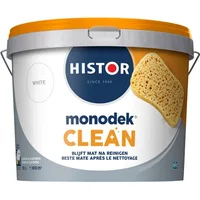 Histor Monodek Clean Muurverf - Mat - White - 10l
