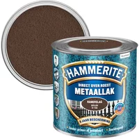 Hammerite Metaalverf Hamerslag Bruin H150 250ml
