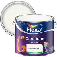 Flexa Creations Muurverf - Extra Mat - Morning Snow - 2,5l