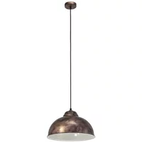 Eglo Vintage Hanglamp Truro 37cm Antiek Koper