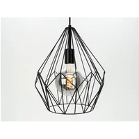 Eglo Hanglamp Carlton Zwart ⌀31cm E27