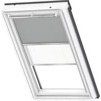 Velux Verduisterend Rolgordijn Dfd Mk06 0705s - Manueel - Grijs En Wit