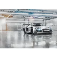 Komar Fotobehang Audi R8 Le Mans - Grijs - 2,54m X 368cm