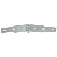 Vynex Scharnier Met Smal Uiteinde - Verzinkt Staal - 40x250 Mm - 2 Stuks