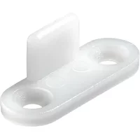 Hettich Vloergeleider Schuifdeur Wit Pvc - 6 Stk.