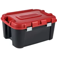 Curver Totem Opbergbox 140l Zwart/rood