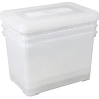 Curver Opbergbox Handy Transparant 65l - 3 Stuks